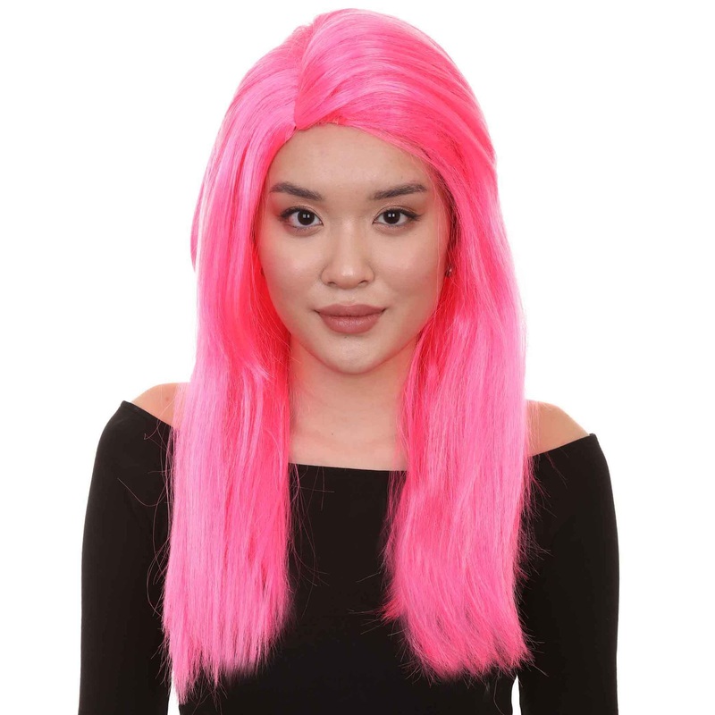 Womens Singer Wig  Song Contest 2018 | Pink Celebrity Wigs | Premium Breathable Capless Cap