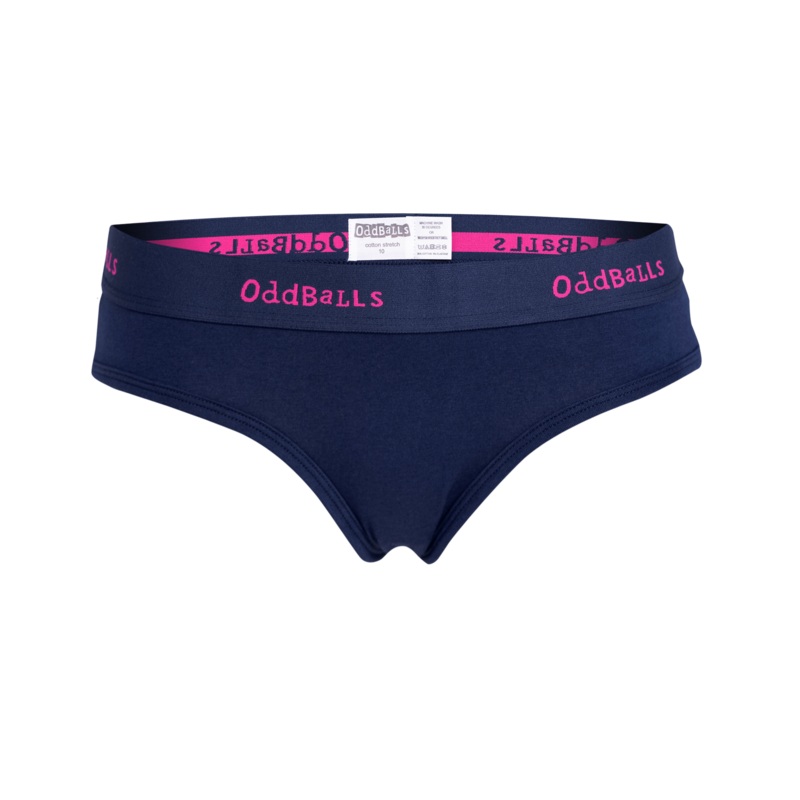 Navy & Magenta - Ladies Briefs