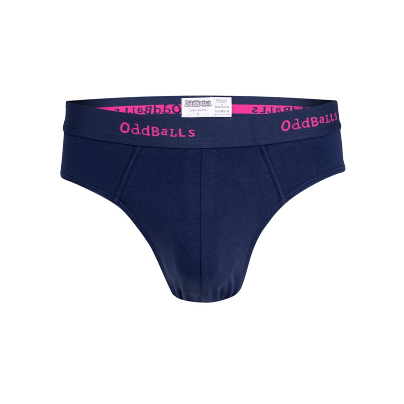 Navy & Magenta - Mens Briefs|XXS|XS|Small|Medium|Large|XL|2XL|3XL
