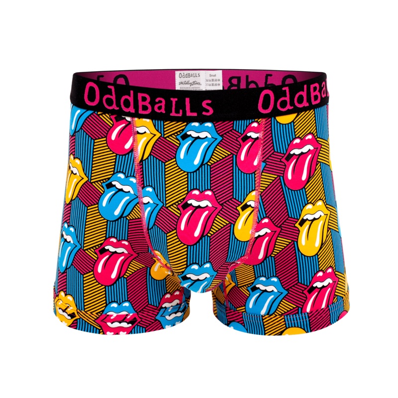 The Rolling Stones - Retro - Mens Cotton Boxer Shorts