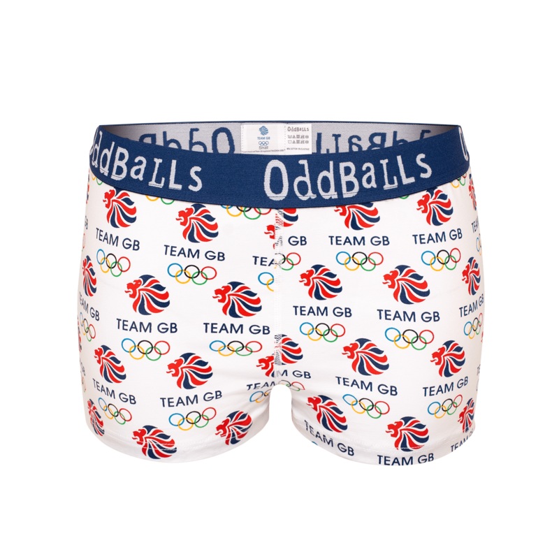 Team GB - White - Ladies Boxers