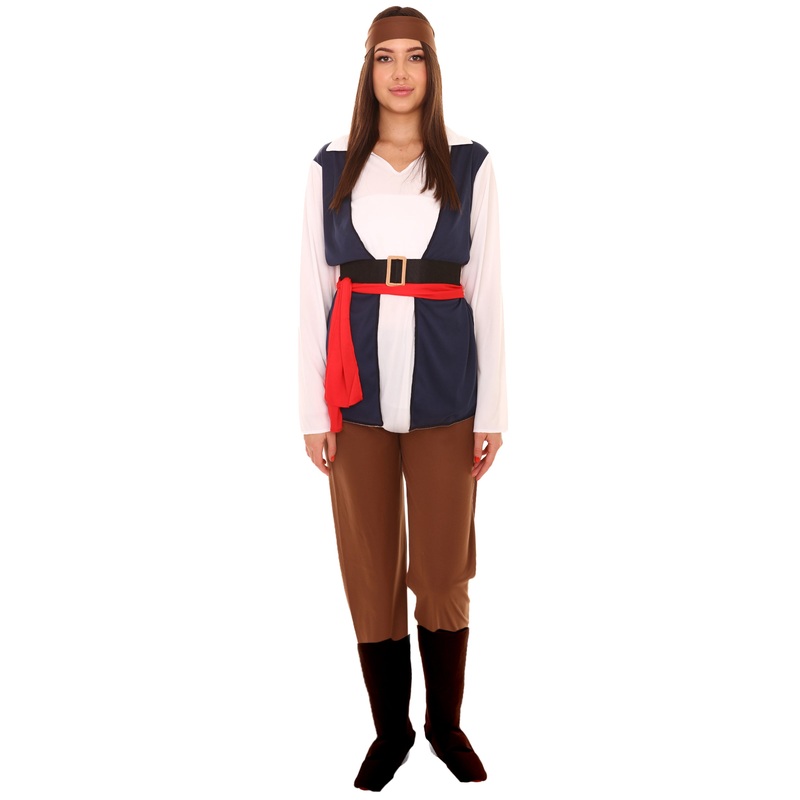 Women's Seven Seas Sweetie Pirate Costume | Multi Halloween Costume