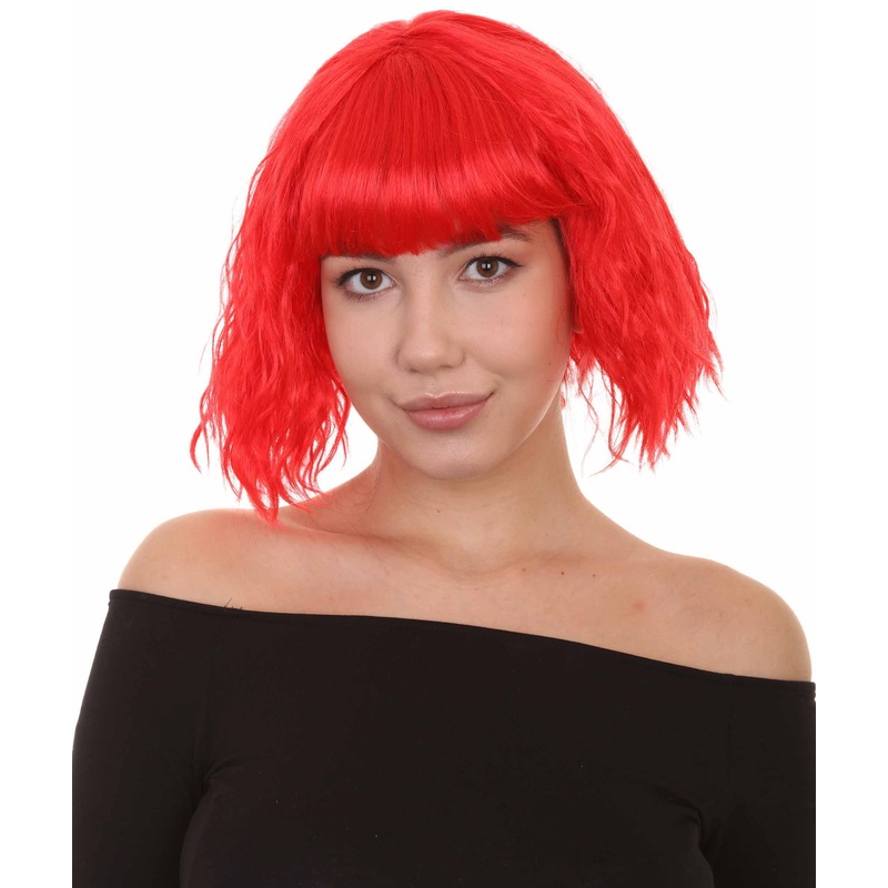 Womens Party Ready Halloween Wigs | Lots of Color Choices | Premium Breathable Capless Cap