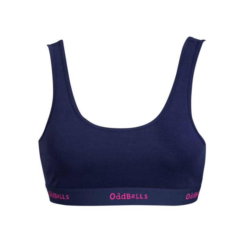 Navy and Magenta - Ladies Bralette