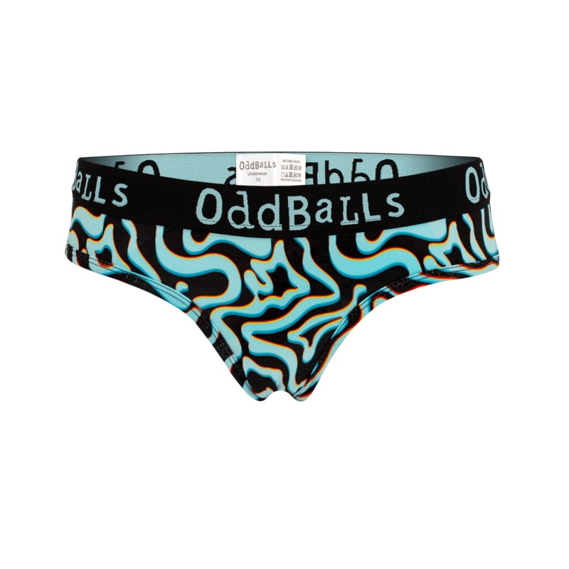 Neon Lava - Ladies Briefs|Size 6|Size 8|Size 10|Size 12|Size 14|Size 16|Size 18|Size 20
