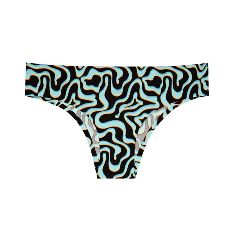 Neon Lava - Seamless Brazilian Briefs