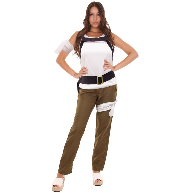 Women's Costume for Video Game , Black & White Fancy Costume