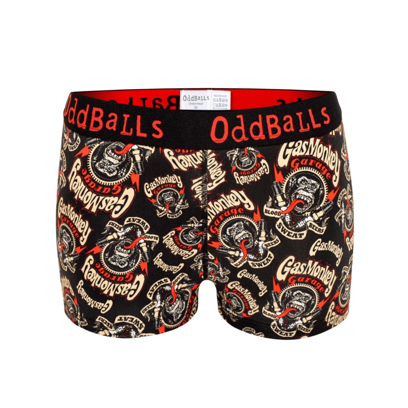 Gas Monkey - Ladies Boxers|Size 6|Size 8|Size 10|Size 12|Size 14|Size 16|Size 18|Size 20