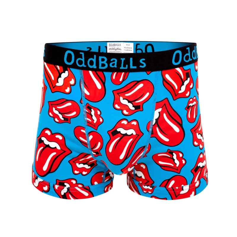 The Rolling Stones - Red - Mens Cotton Boxer Shorts