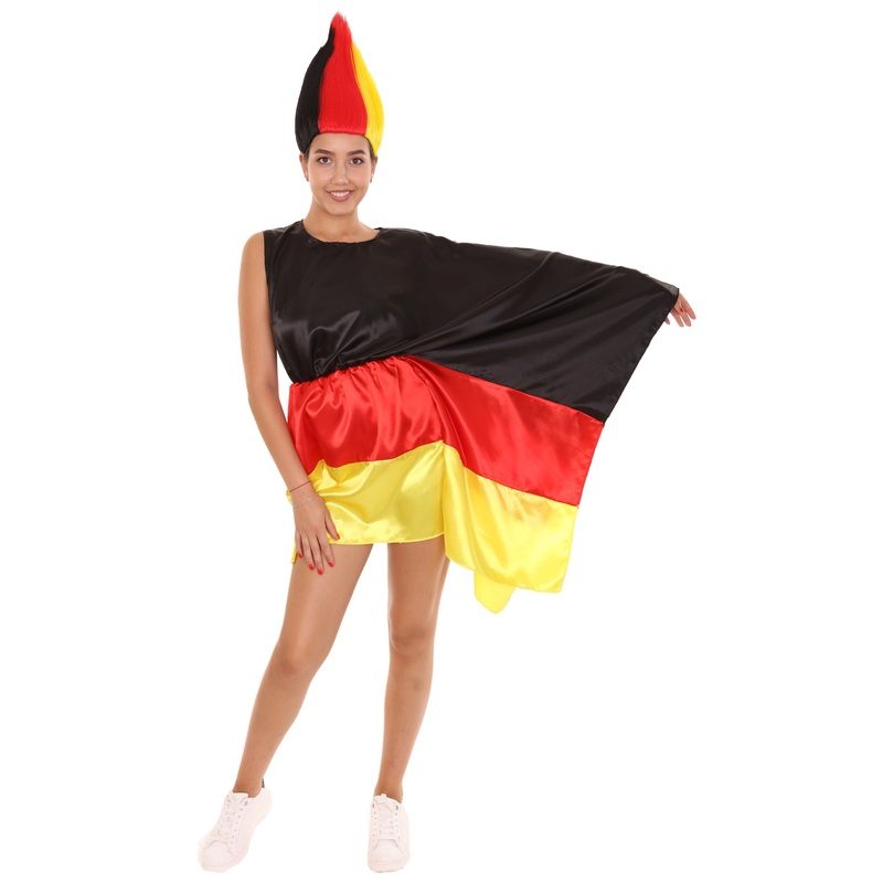 Women's Celebratory German Flag Dress Costume | Patriotic Fancy  Costume