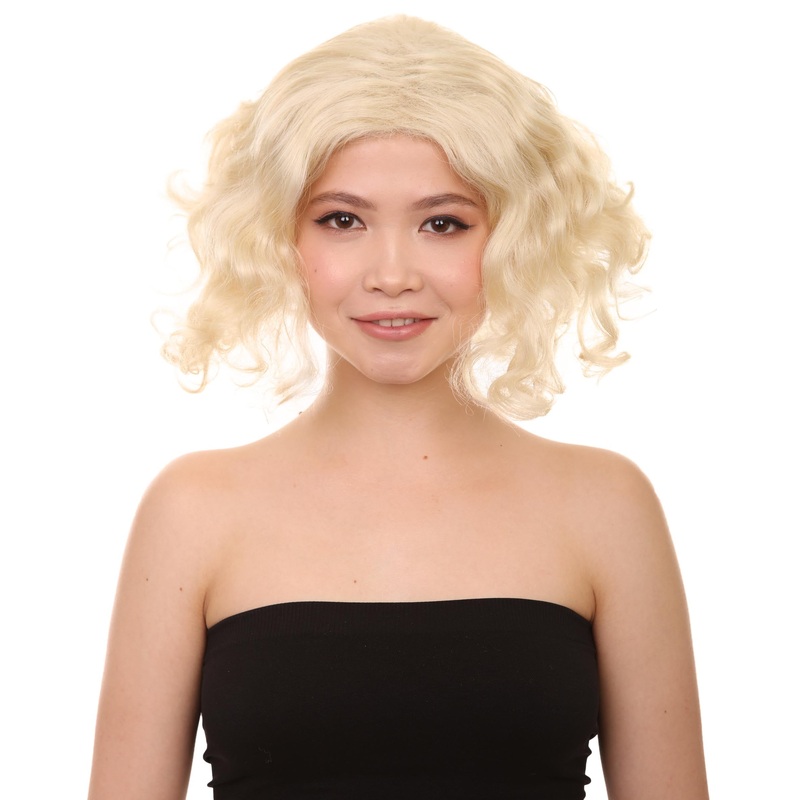 Classic Sexy Womens Wig | Historical Movie Character Fancy Halloween Wig | Premium Breathable Capless Cap