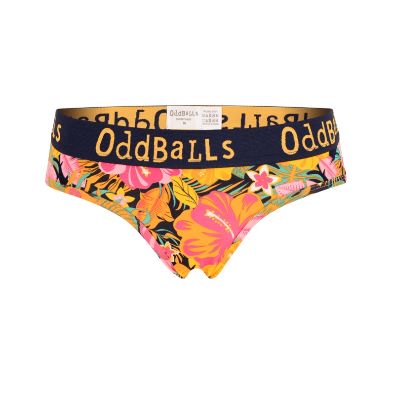 Hibiscus - Ladies Briefs|Size 6|Size 8|Size 10|Size 12|Size 14|Size 16|Size 18|Size 20