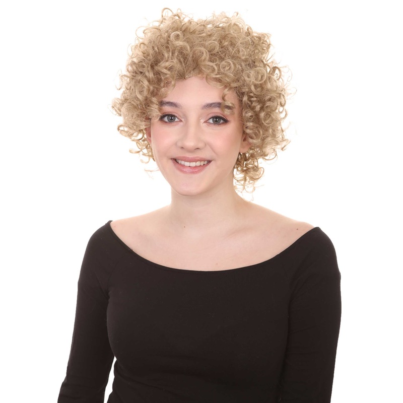 70's Funky Afro Unisex Wig | Blonde Retro Wig | Premium Breathable Capless Cap