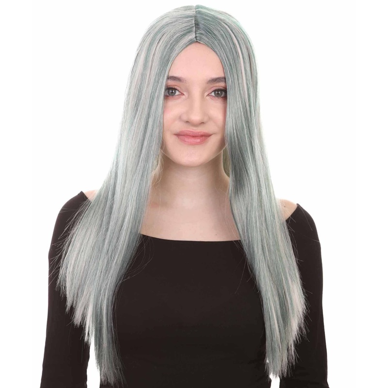 Zombie Women's Wig |Grey Horror Halloween Wigs , Premium Breathable Capless Cap