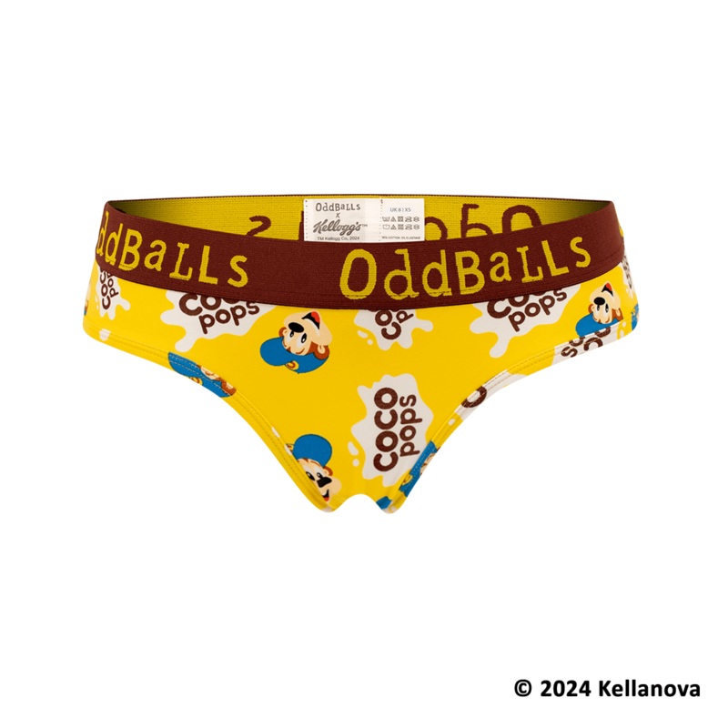Coco Pops - Ladies Briefs|Size 6|Size 8|Size 10|Size 12|Size 14|Size 16|Size 18|Size 20
