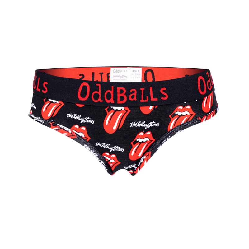 The Rolling Stones - Black - Ladies Briefs