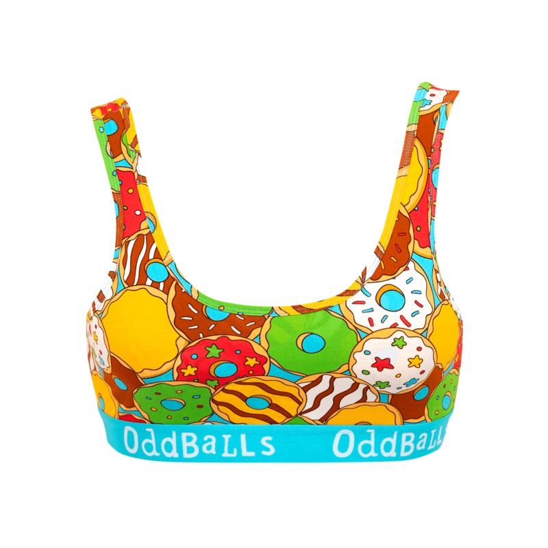 Donuts - Ladies Bralette|XS|Small|Medium|Large|XL|2XL|3XL