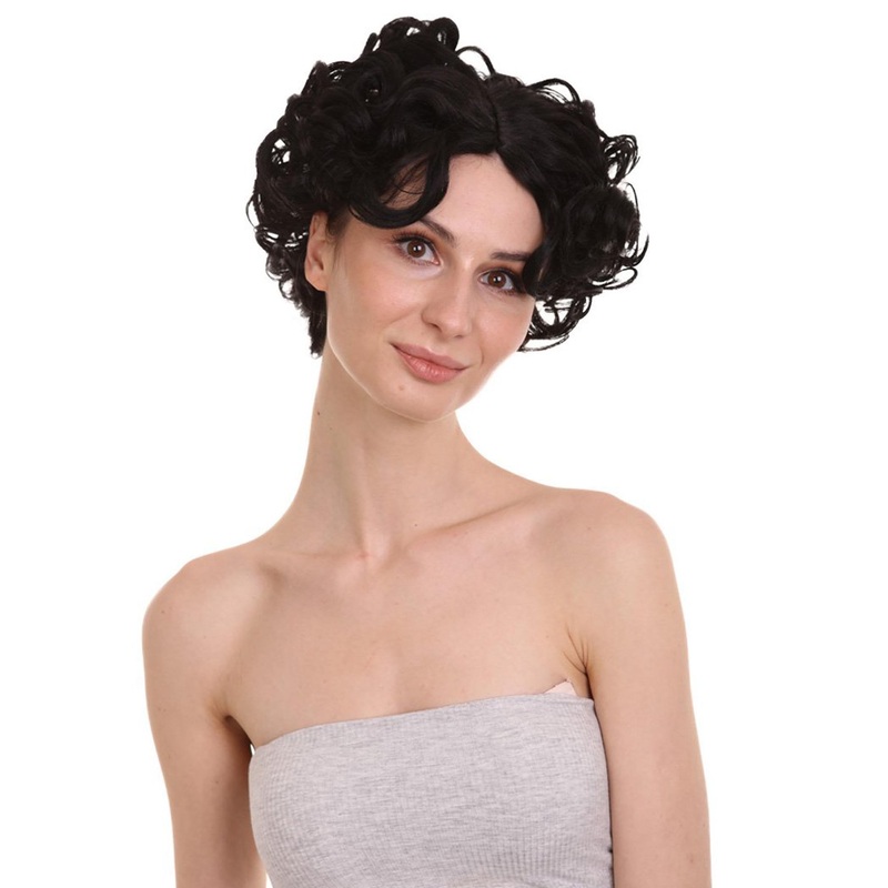 41's Betty Womens Wig | Black Vintage Wig | Premium Breathable Capless Cap