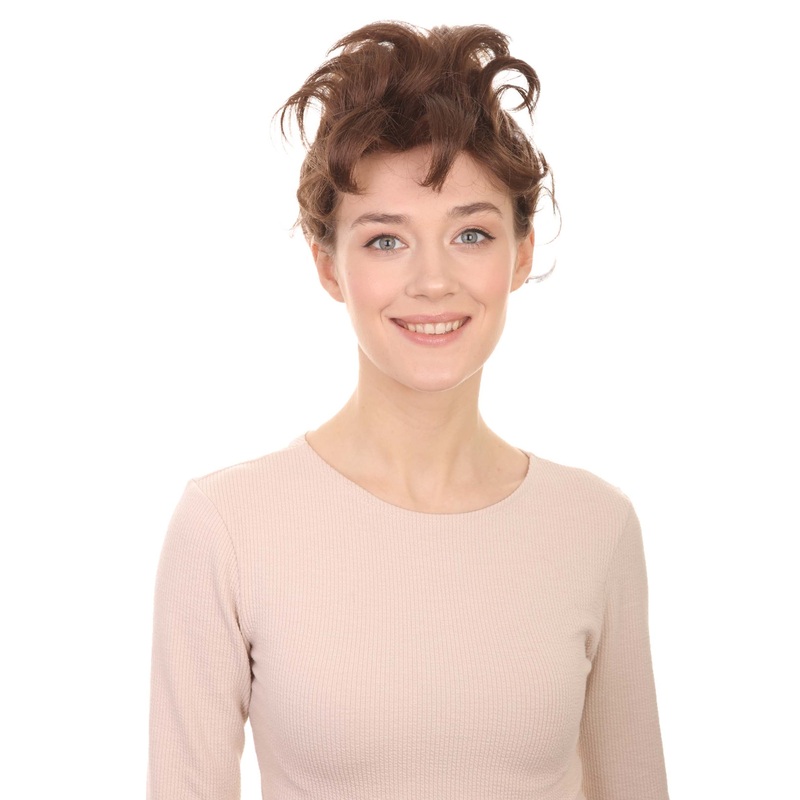 American TV Show Womens Wig , Fancy Party Event Ready Halloween Wig , Premium Breathable Capless Cap
