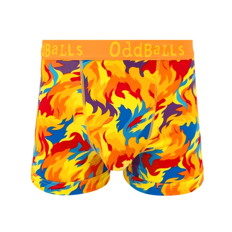 Great Balls of Fire - Mens Cotton Boxer Shorts