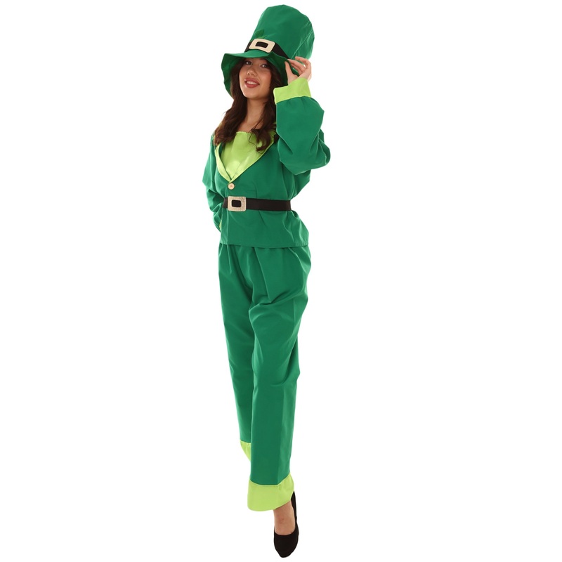 Women's Leprechaun St. Patrick's Day Costume | Green Fancy Costume