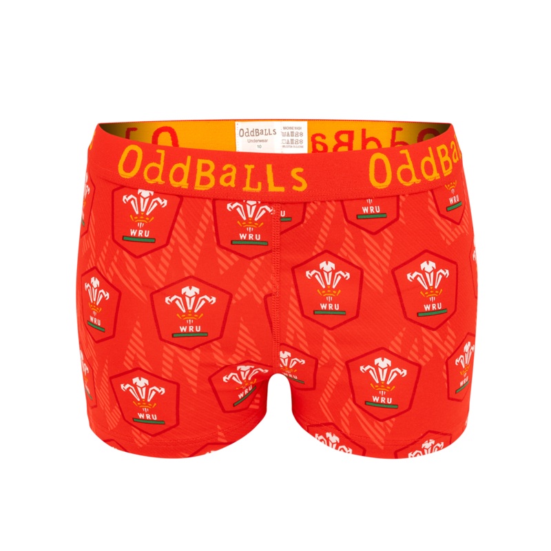 Welsh Rugby Union Flames - Ladies Boxers