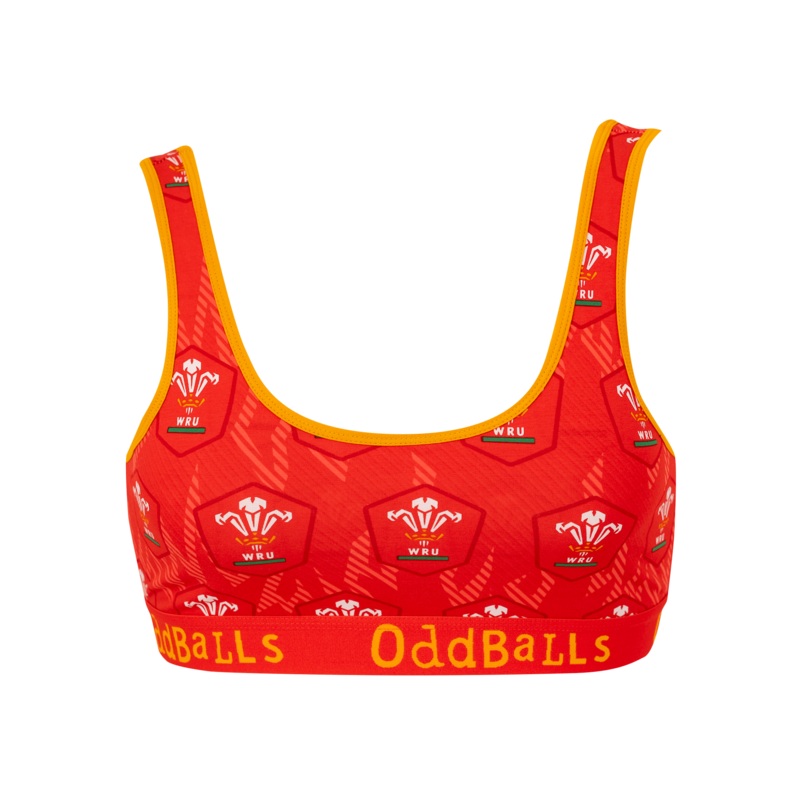 Welsh Rugby Union Flames - Ladies Bralette