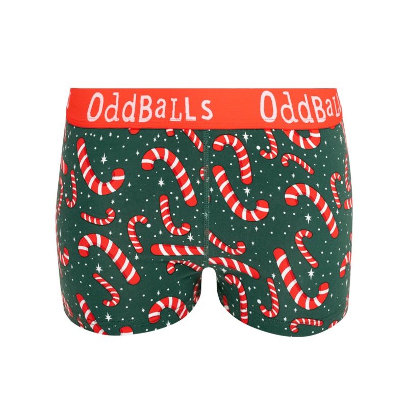 Candy Canes - Ladies Boxers|Size 6|Size 8|Size 10|Size 12|Size 14|Size 16|Size 18|Size 20