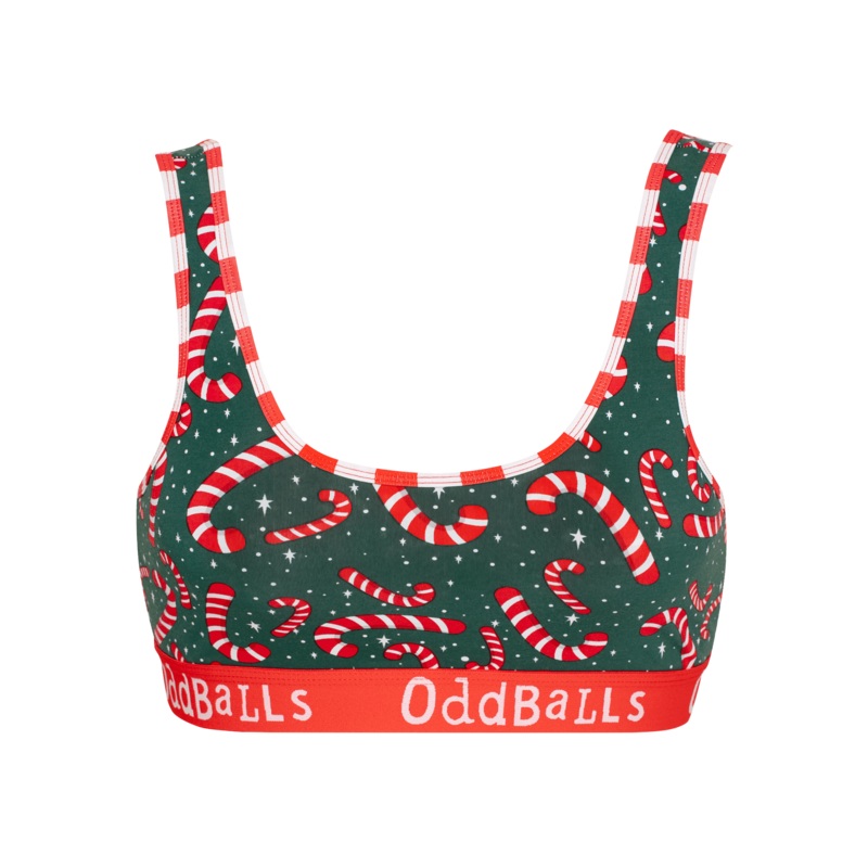 Candy Canes - Ladies Bralette|XS|Small|Medium|Large|XL|2XL|3XL