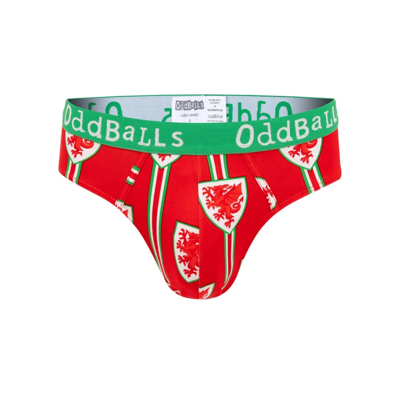 FA Wales Red & Green - Mens Briefs