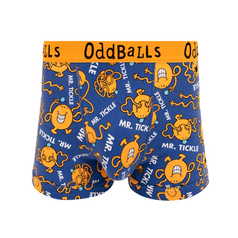 Mr Tickle  - Mr Men - Mens Cotton Boxer Shorts