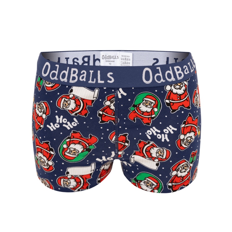 Santa Claus - Ladies Boxers|Size 6|Size 8|Size 10|Size 12|Size 14|Size 16|Size 18|Size 20