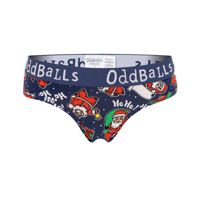 Santa Claus - Ladies Briefs|Size 6|Size 8|Size 10|Size 12|Size 14|Size 16|Size 18|Size 20