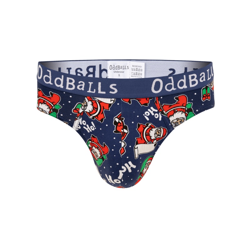 Santa Claus - Mens Briefs|XXS|XS|Small|Medium|Large|XL|2XL|3XL