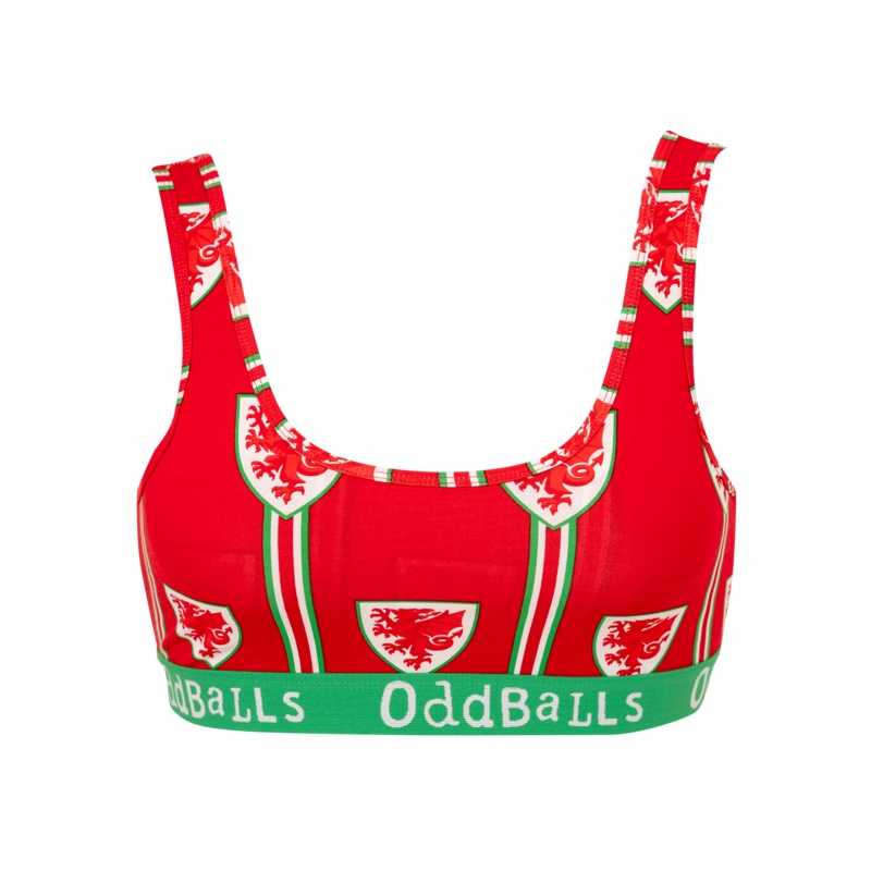 FA Wales Red & Green - Ladies Bralette