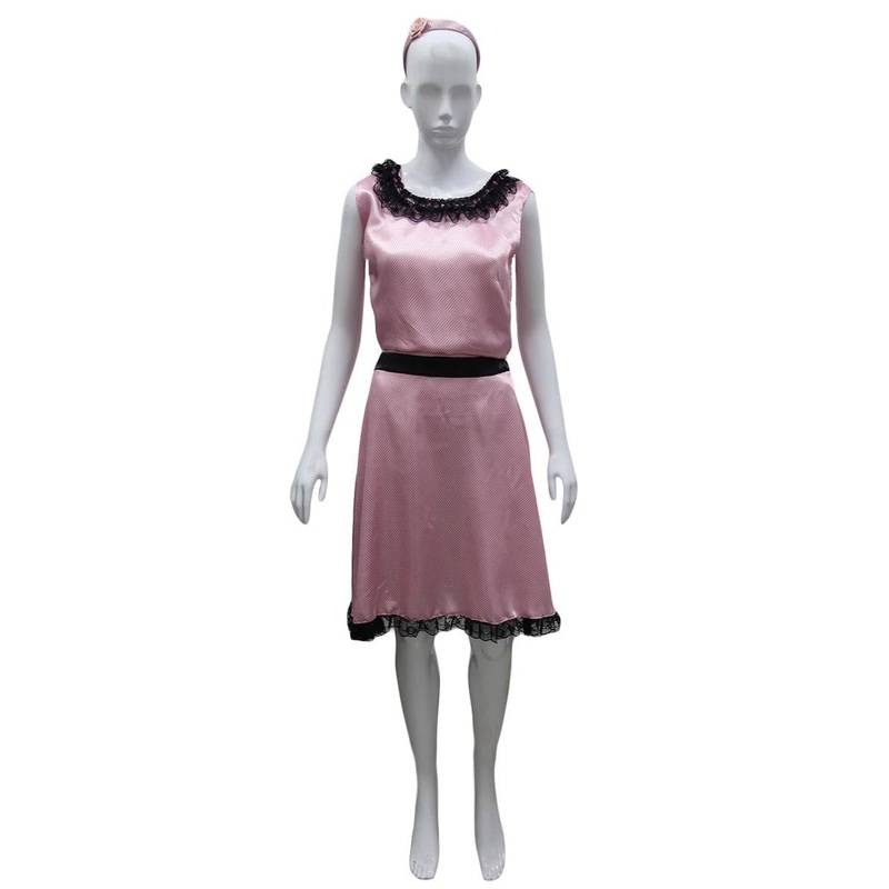 Women's 50's Vintage Girl Costume | Pink Fancy Costume