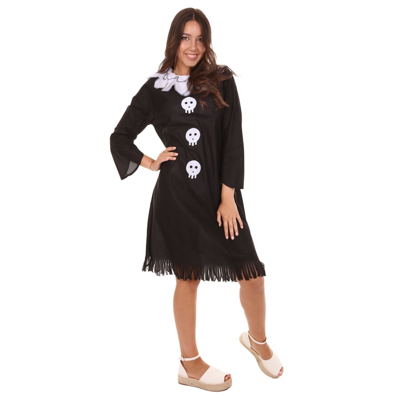 Women's Frightful Clown Costume | Black Fancy Costume