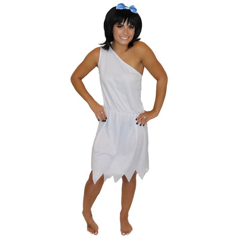 Women's Red Head Costume | White Fancy Costume
