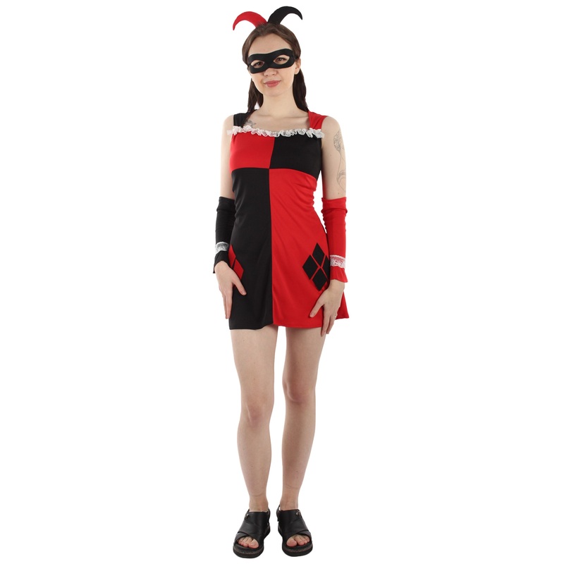 Women's Spades Poker Black and Red Dress Costume | Fancy Costume.