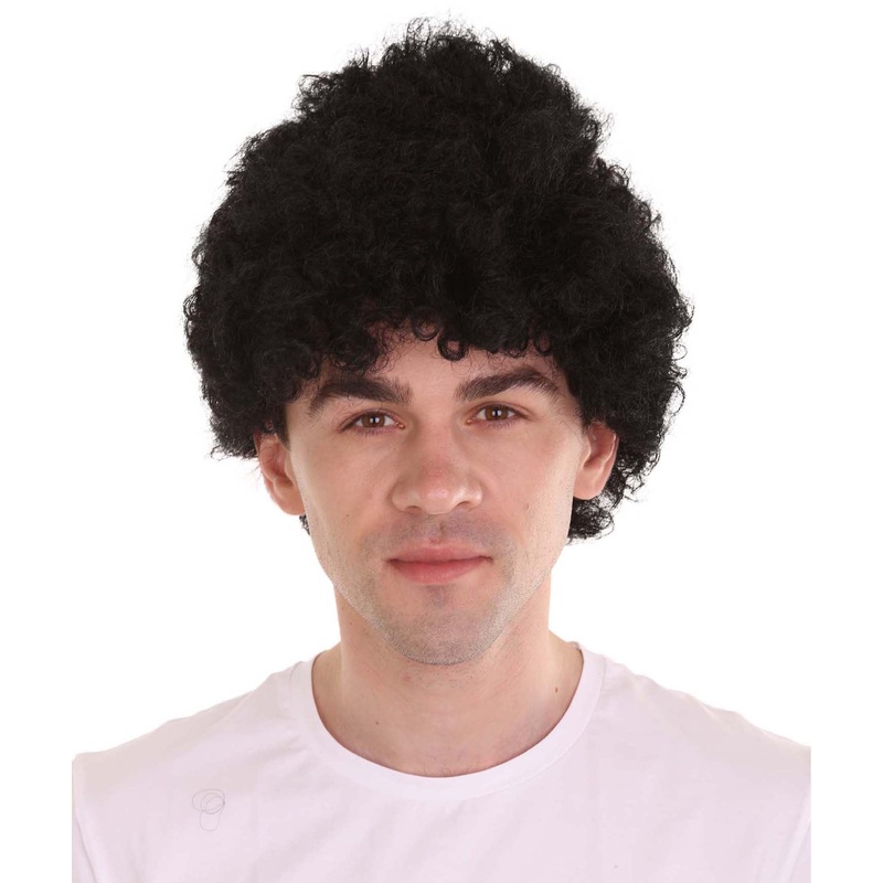 Black  Unisex Afro Wig | Super Size Jumbo Sport Wig