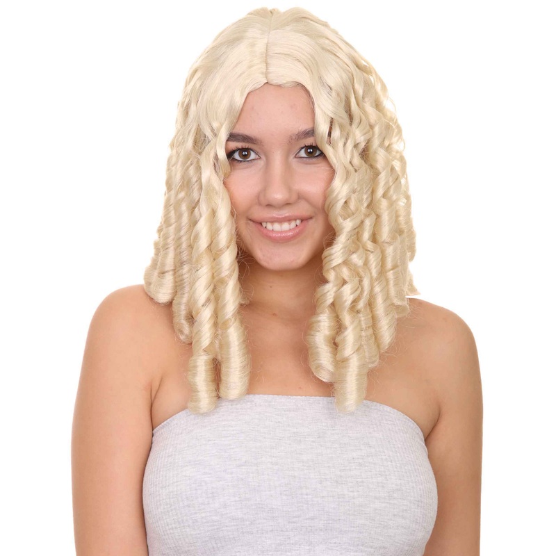 Blonde Glamour Womens Wig | Party Event Ready Fancy Halloween Wig | Premium Breathable Capless Cap