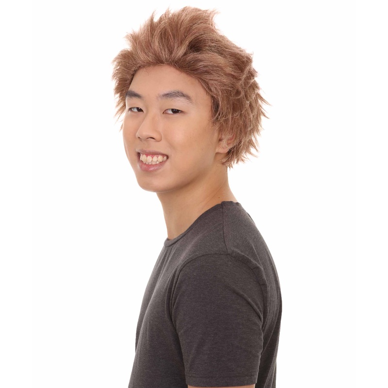 Brown Short Wig | Halloween Wig | Premium Breathable Capless Cap