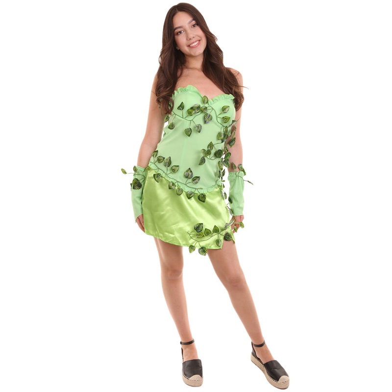 Women's Lethal Beauty Costume | Green Halloween Costume.