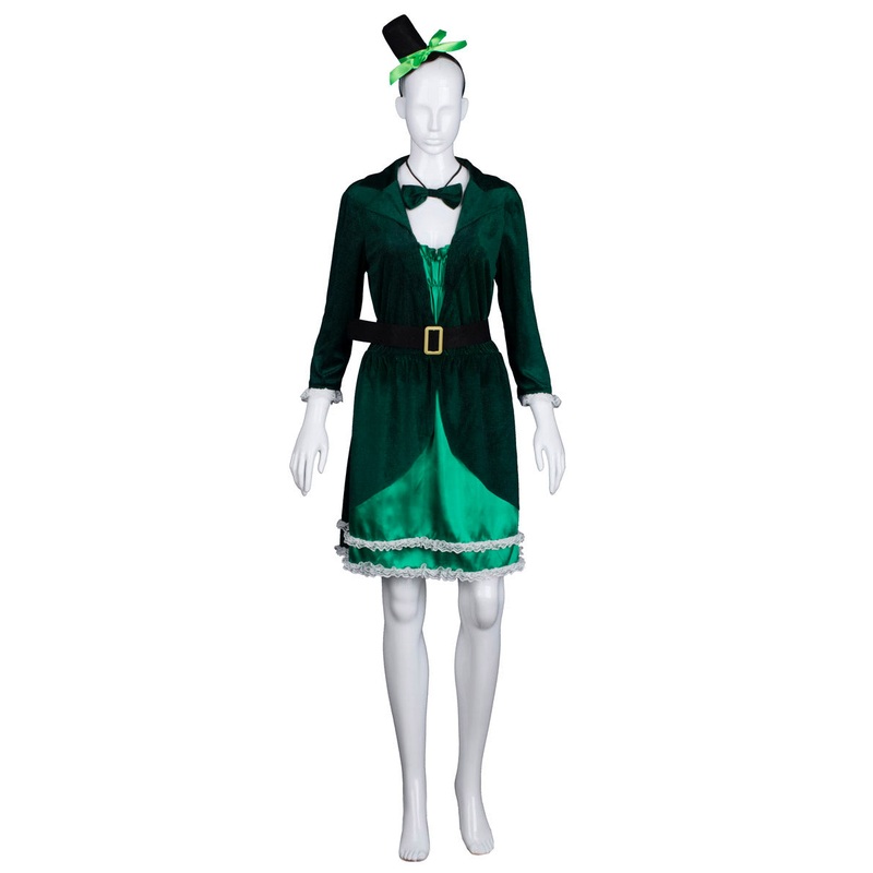 Women's Luscious  Leprechaun Costume | Green Fancy Costume