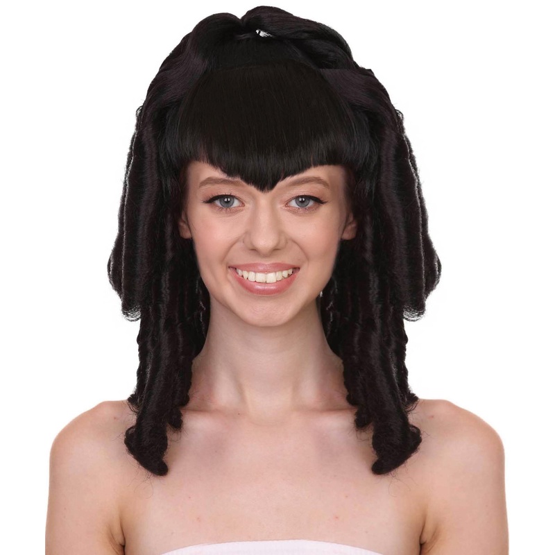 Curly Gothic Vampire Women's Wig | Vampires Character Fancy  Halloween Wigs | Premium Breathable Capless Cap