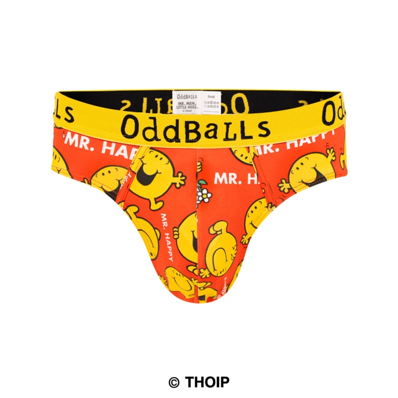 Mr Happy - Mr Men - Mens Briefs