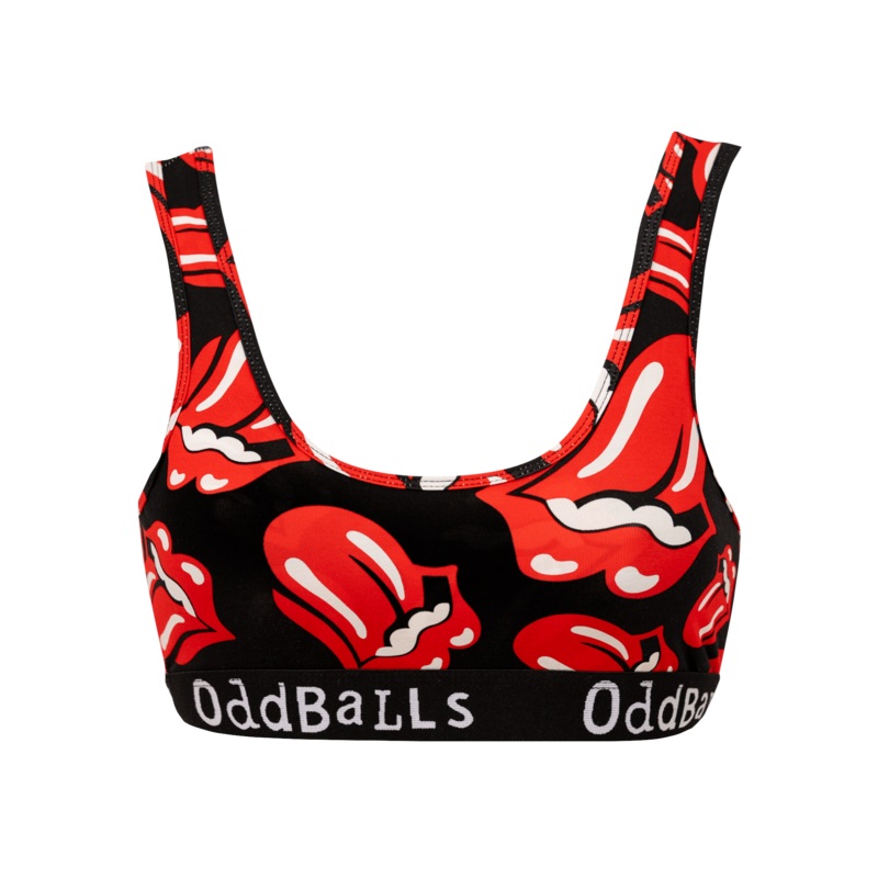 Rolling Stones Tongue - Ladies Bralette