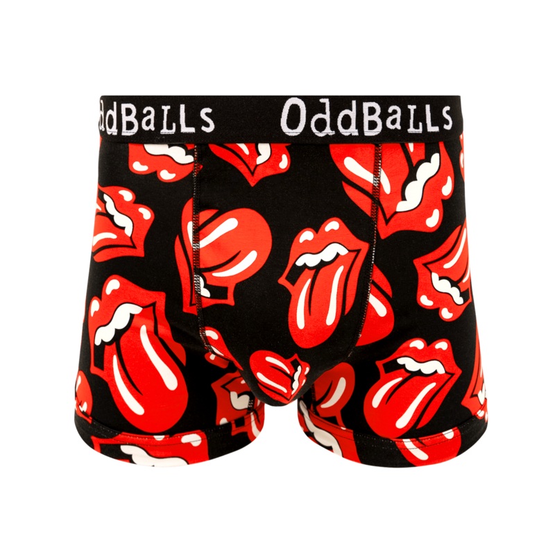 Rolling Stones Tongue - Mens Cotton Boxer Shorts