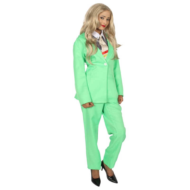 Women's EXCLUSIVE! Deluxe  Singer Party Suit Costume | Lt. Green Fancy Costume