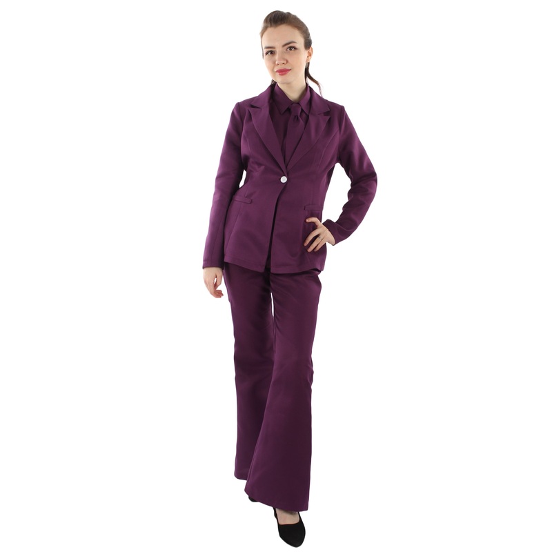 Women's EXCLUSIVE! Deluxe Singer Party Suit Costume | Lt. Purple Fancy Costume